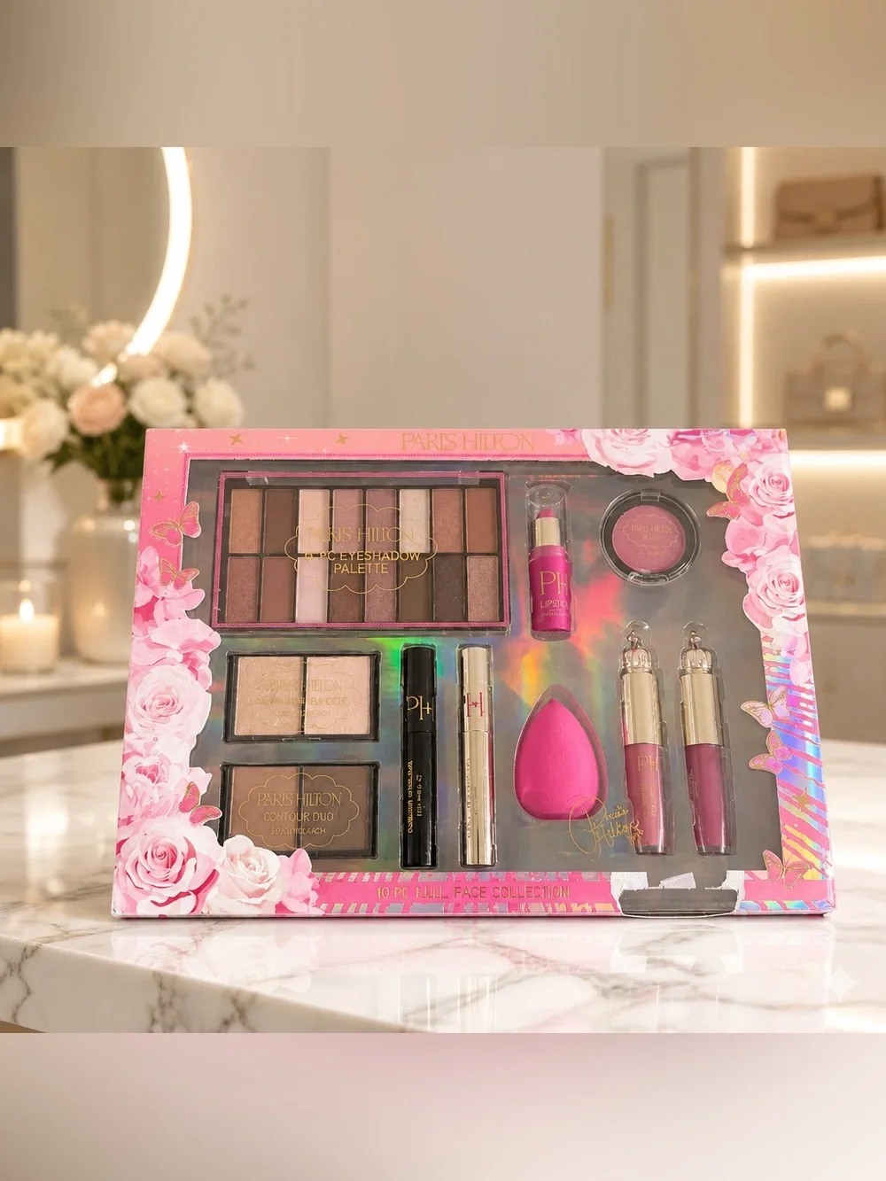 Paris Hilton 10 PC Full Face Makeup Collection Set